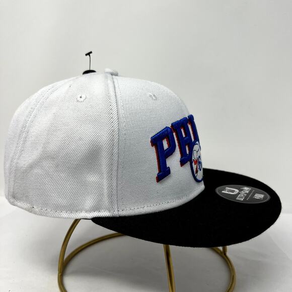 NBA Philadelphia 76ers Logo Hat Men White Ultra Game Adjustable Snapback NEW - Picture 9 of 10